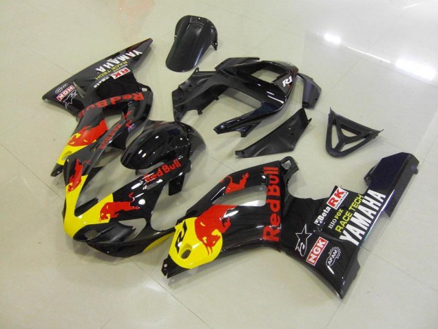 00-01 Black Red Bull YZF R1 Motorcycle Fairings