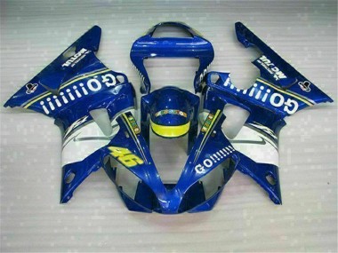 00-01 Blue YZF R1 Full Motorcycle Fairing Kits