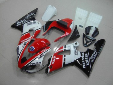 00-01 Red White Yamalube YZF R1 Motorcycle Fairings