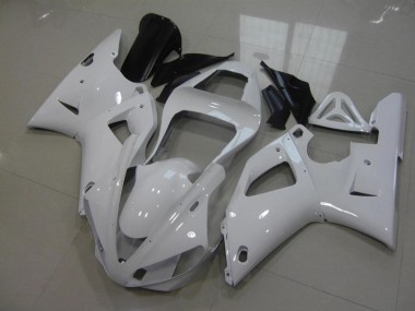 00-01 White No Decals YZF R1 Motorcycle Fairings