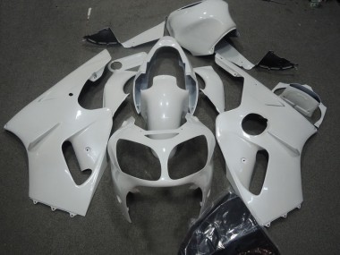 00-01 White ZX12R Motorcycle Fairings