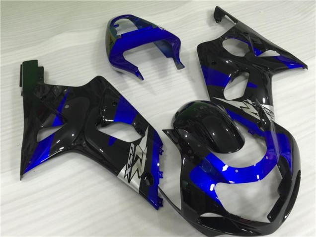 00-02 Blue Black GSXR 1000 Motorcycle Fairings