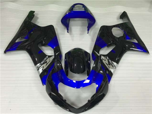 00-02 Blue Black GSXR 1000 Motorcycle Fairings