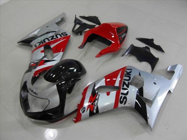 01-03 Black Red GSXR 750 Motorcycle Fairings