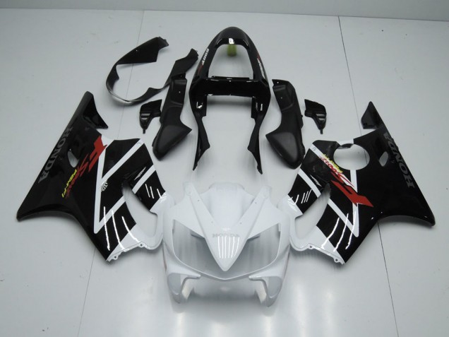 01-03 Black White CBR600 F4i Motorcycle Fairings