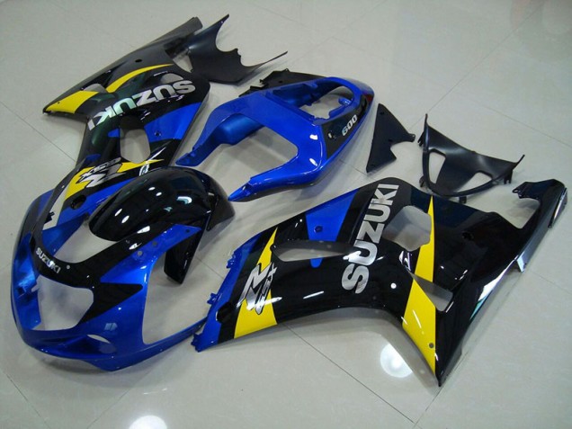 01-03 Blue Black GSXR 750 Motorcycle Fairings