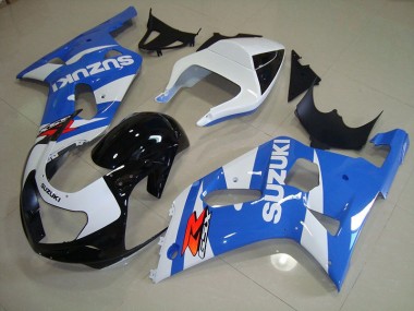 01-03 Blue White GSXR 750 Motorcycle Bodywork