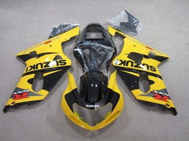 01-03 Yellow Black GSXR 600 Motorcycle Fairings