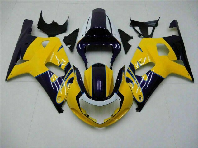 01-03 Yellow GSXR 600/750 Motorcycle Bodywork