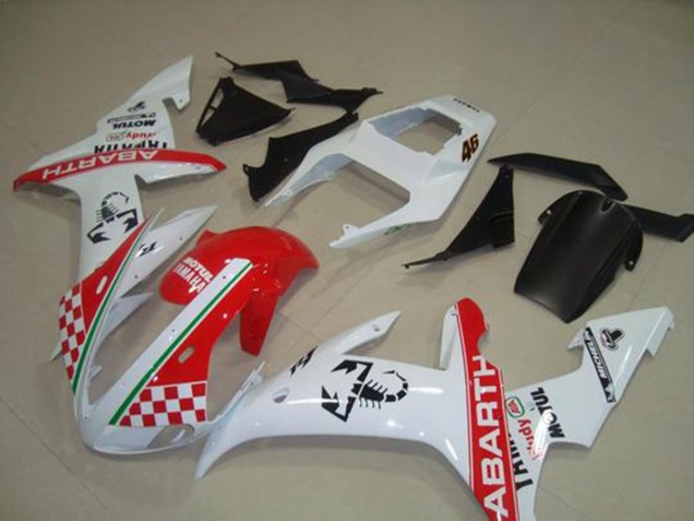 02-03 Red White Flag YZF R1 Motorcycle Fairings