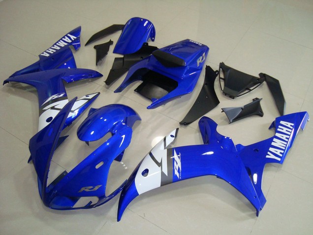 02-03 White Blue YZF R1 Motorcycle Fairings