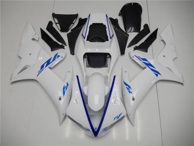 02-03 White YZF R1 Motorcycle Fairing Kits