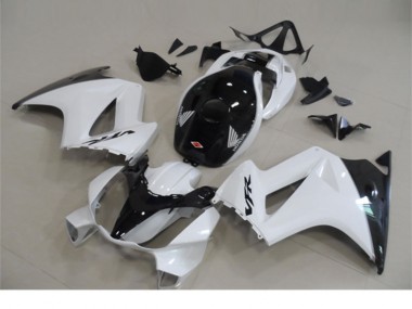 02-13 White Black VFR800 Full Motorcycle Fairing Kits