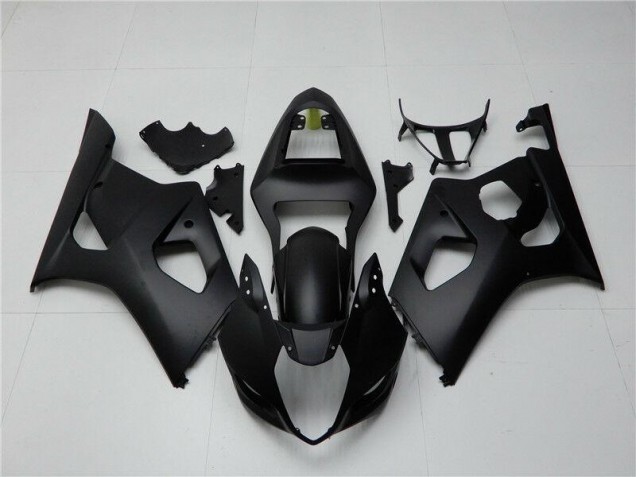 03-04 Matte Black GSXR 1000 Motorcycle Bodywork