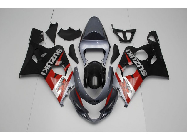 04-05 Black Red GSXR 750 Motorcycle Fairings