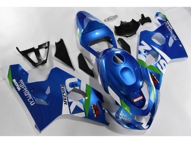 04-05 Blue White GSXR 600/750 Motorcycle Fairing