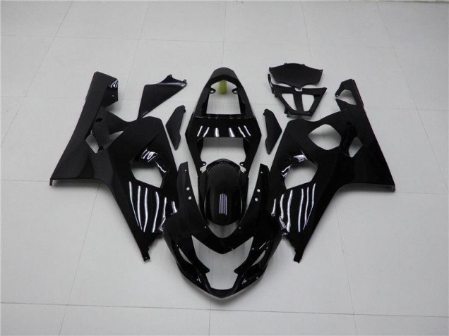 04-05 Glossy Black GSXR 600/750 Motorcycle Fairings