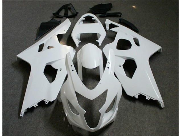 04-05 White Black GSXR 600/750 Motorcycle Fairing