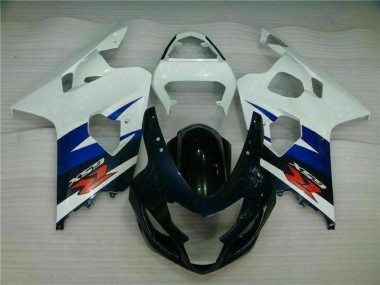 04-05 White Black GSXR 600/750 Motorcycle Fairings