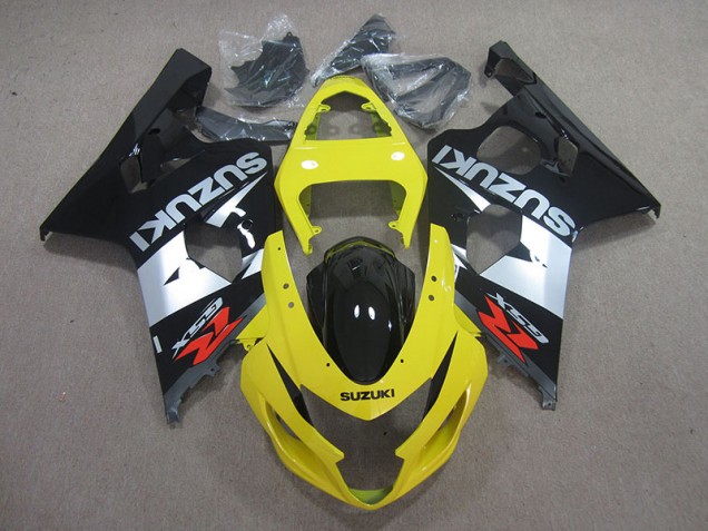 04-05 Yellow Black Silver GSXR 750 Motorcycle Fairings