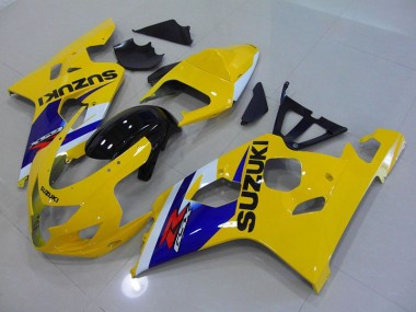 04-05 Yellow Blue GSXR 750 Motorcycle Fairings