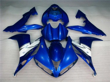 04-06 Blue White YZF R1 Motorcycle Fairing