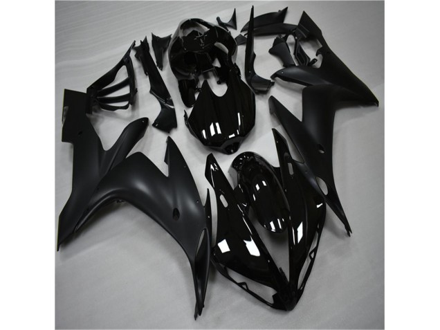 04-06 Glossy Matte Black YZF R1 Motorcycle Fairings