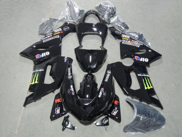 05-06 Black 3M Touch4 Monster ZX6R Motorcycle Fairings