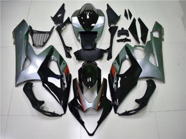 05-06 Black Silver GSXR 1000 Motorcycle Fairings