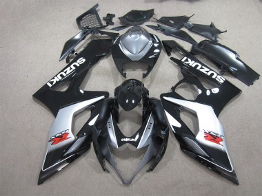 05-06 Black White Decal GSXR 1000 Motorcycle Fairings