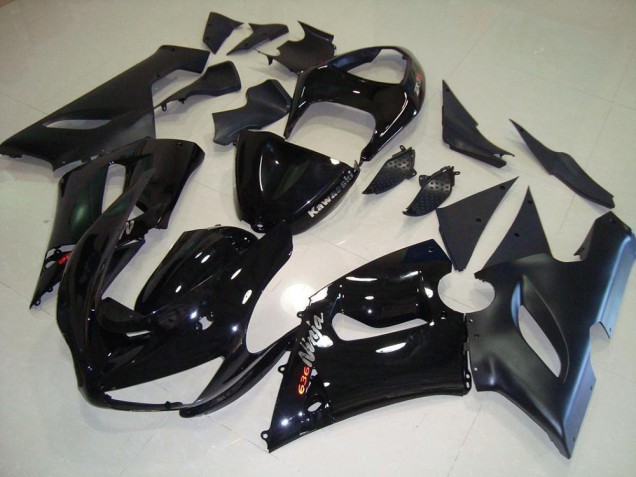 05-06 Black ZX6R Motorcycle Fairing Kits