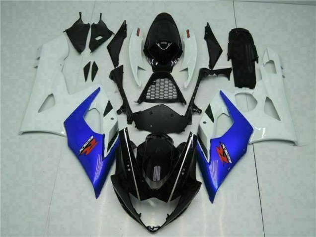 05-06 Blue White GSXR 1000 Motorcycle Fairing