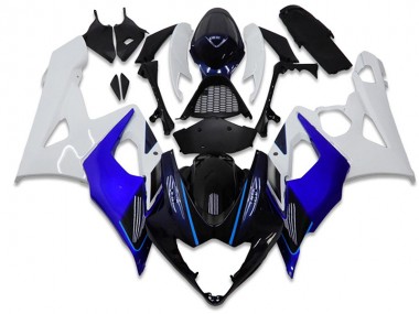 05-06 Blue White GSXR 1000 Motorcycle Fairings