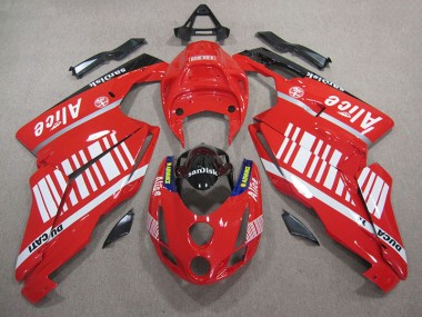 05-06 Red White Alice Sandisk Ducati 749 Motorcycle Fairings