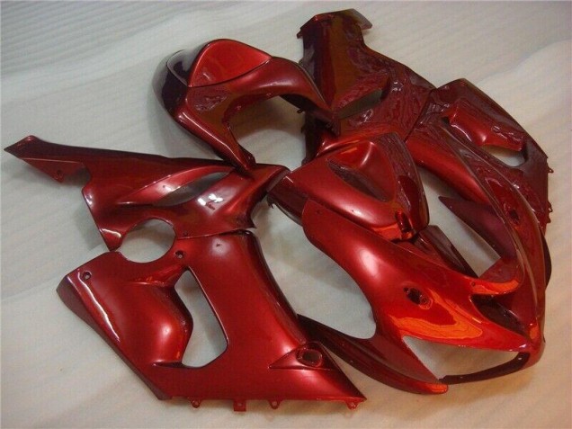 05-06 Red ZX6R Motorcycle Fairings