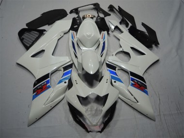 05-06 White Blue GSXR 1000 Motorcycle Fairings