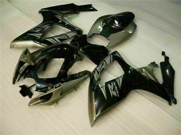 06-07 Black Grey GSXR 600/750 Motorcycle Fairing