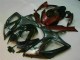 06-07 Black Red GSXR 600/750 Motorcycle Fairings