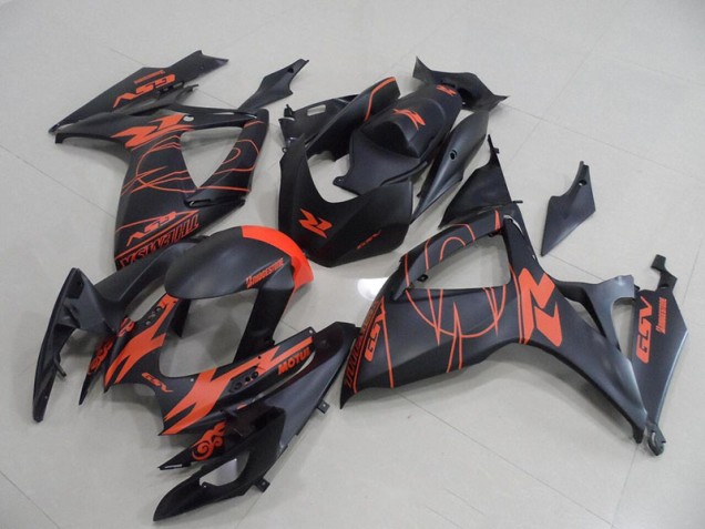 06-07 Black Red GSXR 750 Motorcycle Bodywork