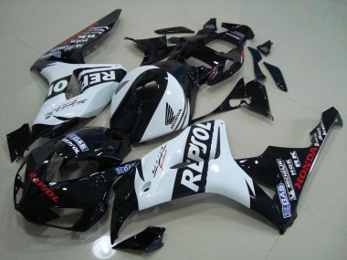 06-07 Black White Repsol CBR1000RR Motorcycle Fairings