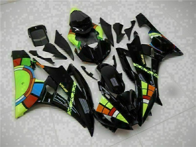 06-07 Black YZF R6 Motorcycle Fairing Kits