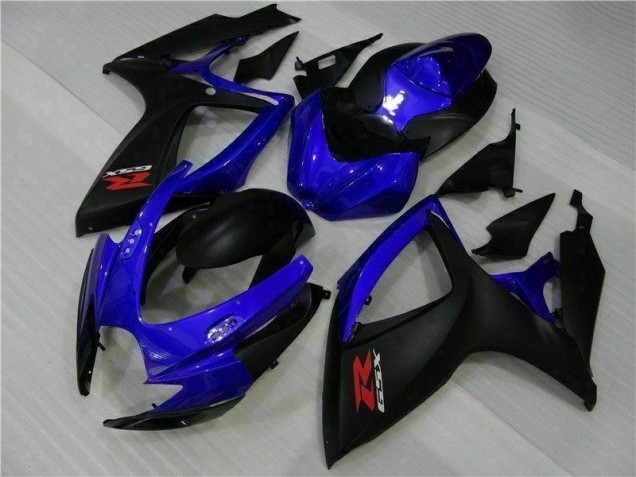 06-07 Blue Black GSXR 600/750 Motorcycle Fairing