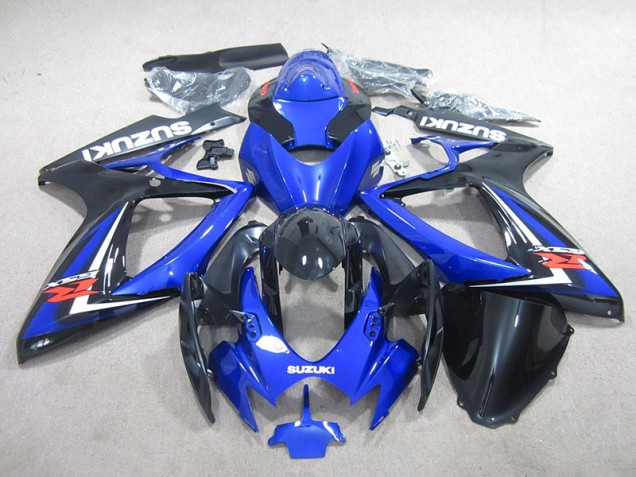 06-07 Blue Black GSXR 750 Motorcycle Fairings