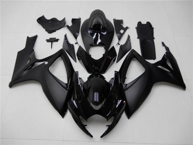 06-07 Matte Black GSXR 600/750 Motorcycle Fairings