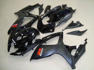 06-07 Matte Black GSXR 750 Motorcycle Fairings