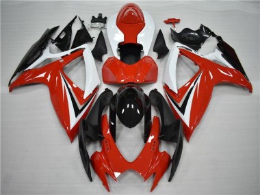 06-07 Red Black GSXR 600/750 Motorcycle Bodywork