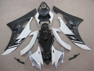 06-07 White Black YZF R6 Motorcycle Fairing Kits