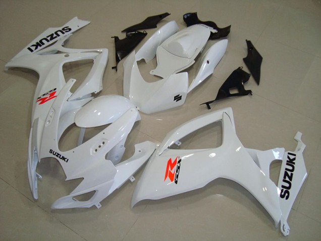 06-07 White GSXR 750 Motorcycle Fairings