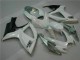 06-07 White Silver GSXR 600/750 Motorcycle Fairings