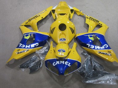 06-07 Yellow Blue Camel CBR1000RR Motorcycle Fairings